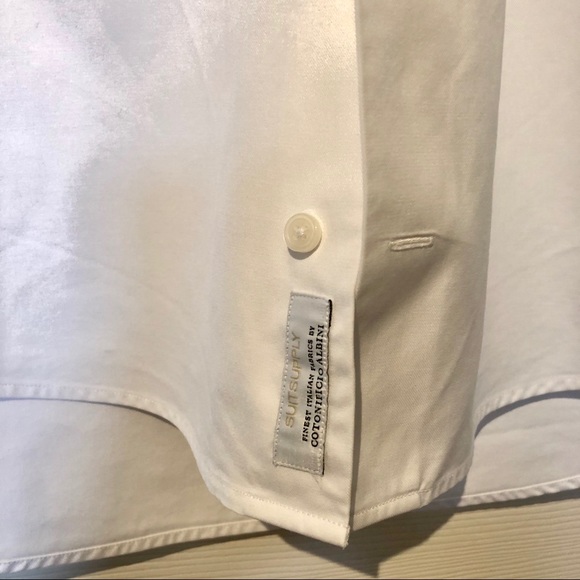 Suit Supply White Oxford Traveller Shirt - Picture 2 of 8